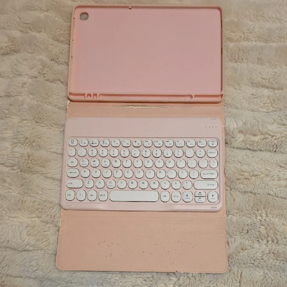 Pink Tablet Case with Keyboard CASE WITH KEYBOARD for GALAXY TAB S6 LITE TABLET